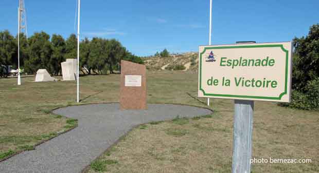 Le Verdon-sur-Mer, pointe de Grave, l'Esplanade de la Victoire