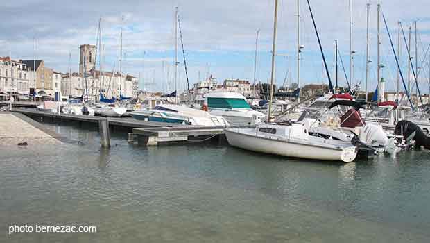 La Rochelle, grande marée au Vieux Port