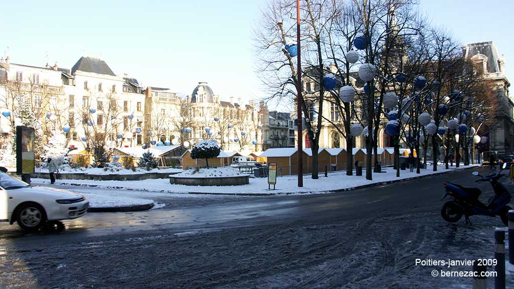 poitiers, neige janvier 2009