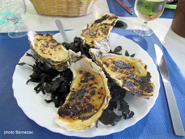huîtres cuisinées
