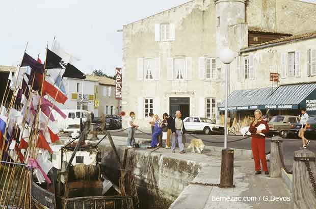 Saint-Martin-de-Ré, le port en 1981