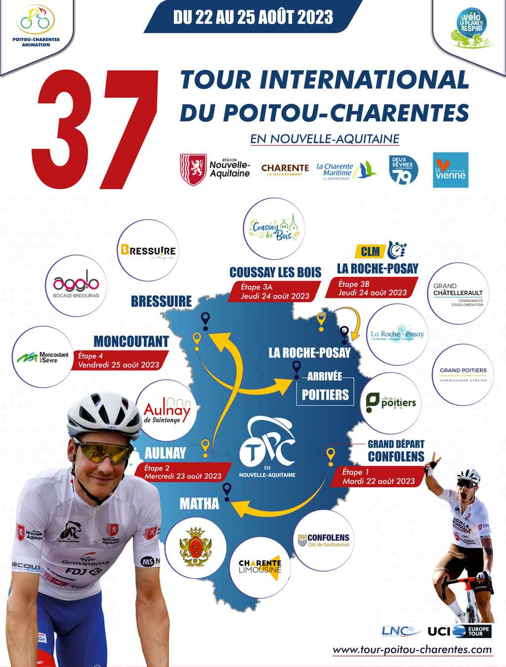 Tour Poitou-Charentes 2023