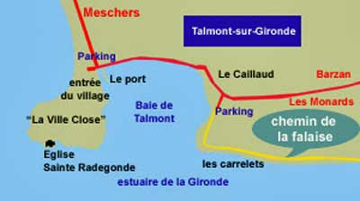 Talmont plan falaise du Caillaud