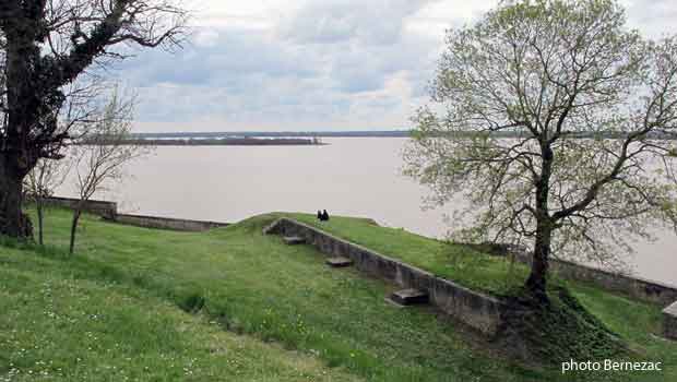 Citadelle de Blaye - vue sur la Gironde