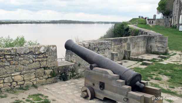 Citadelle de Blaye - sur le rempart dominant la Gironde