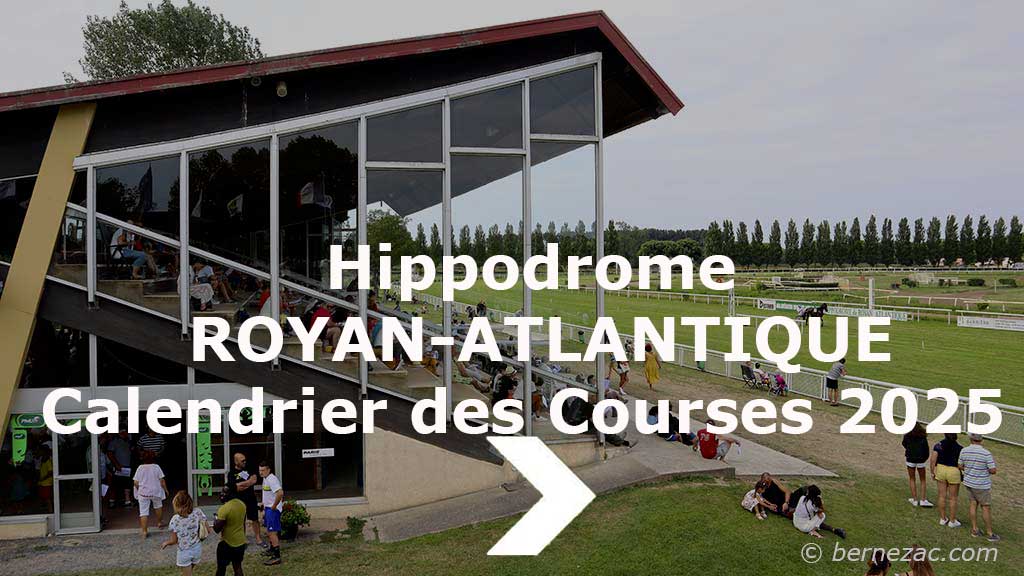 hippodrome Royan la palmyre calendrier course 2025