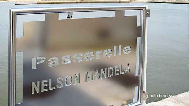 La Rochelle la passerelle Nelson Mandela