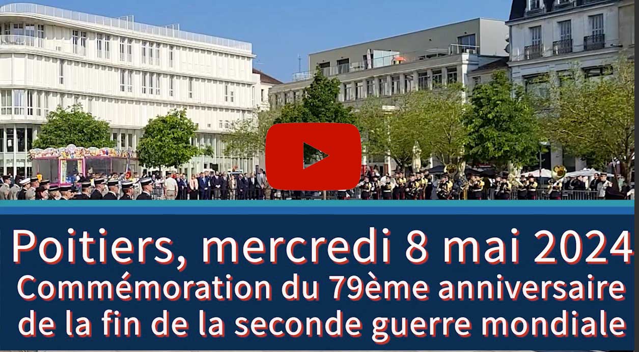 Poitiers, commémoration 8 mai