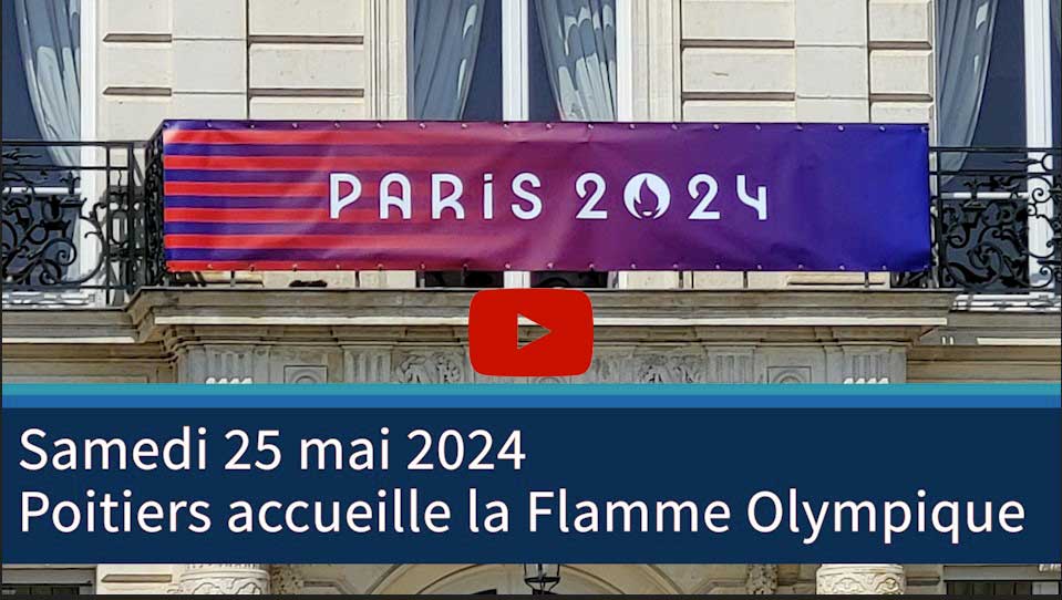 Poitiers flamme olympique 2024