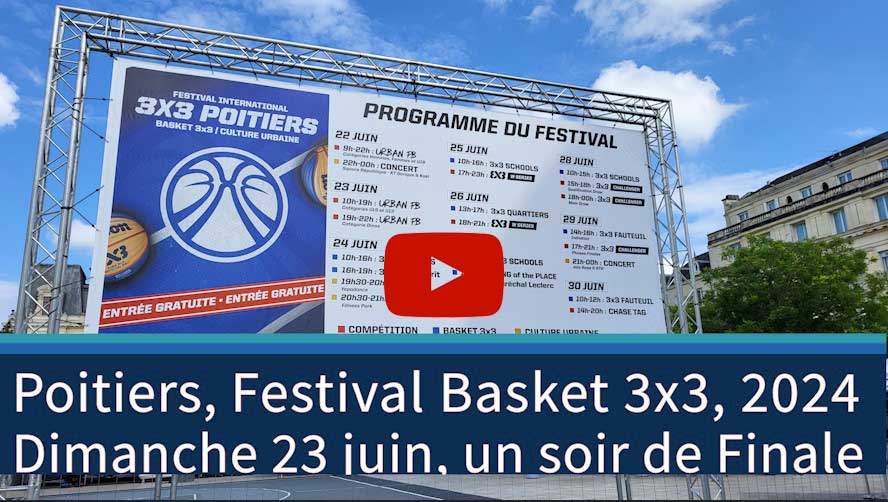 Poitiers Festival Basket 3x3, soir de finale