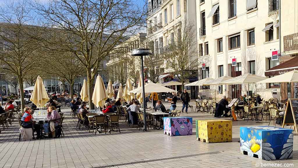 Poitiers, janvier place Leclerc