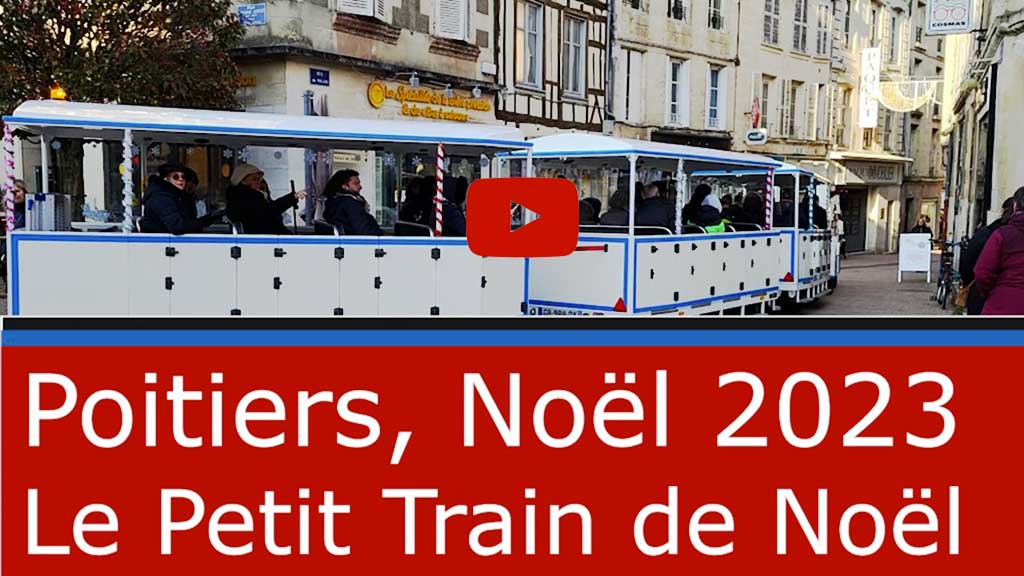 Poitiers Noël 2023, la Petit Train de Noël