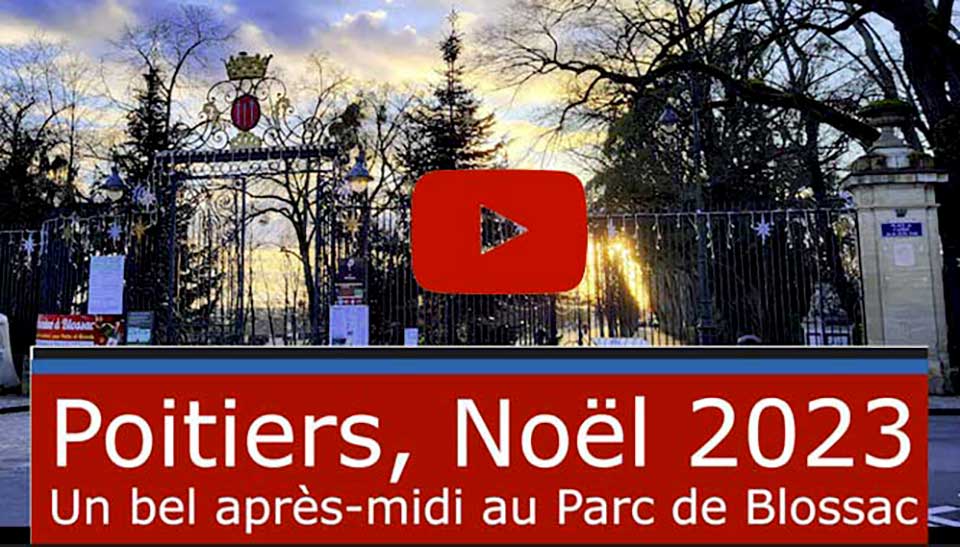 Poitiers Noël 2023, fête foraine au Parc de Blossac