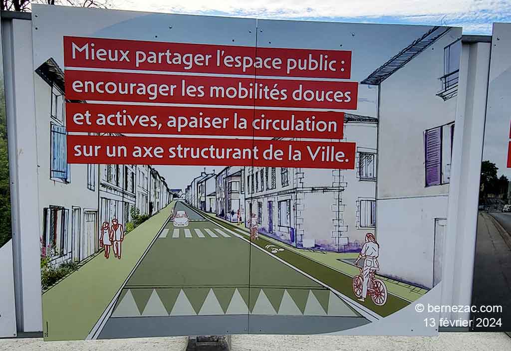 Poitiers, rénovation de la rue du Faubourg-du-Pont-Neuf