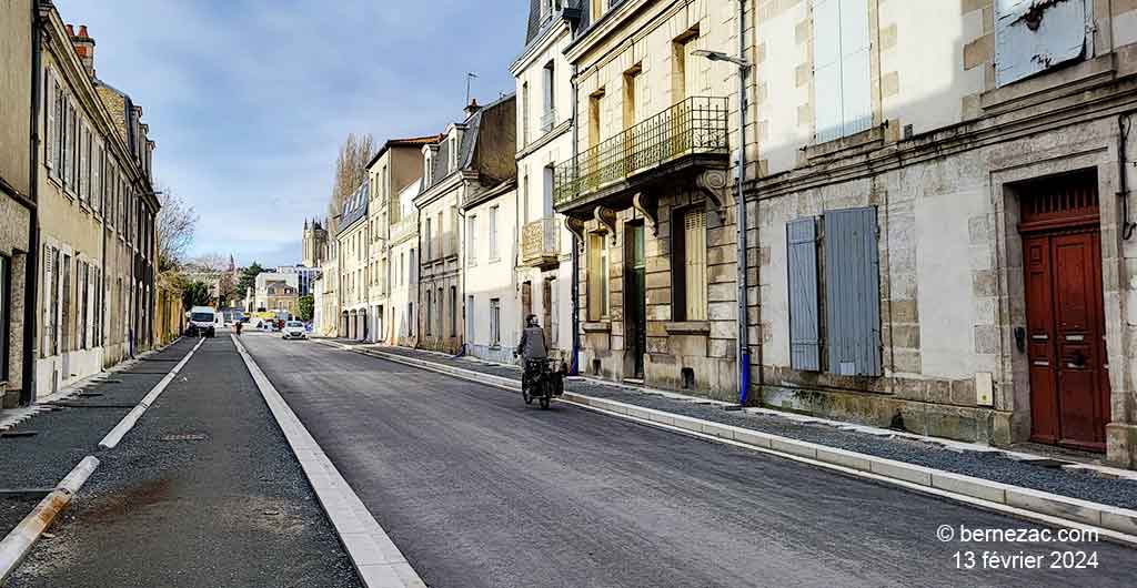 Poitiers, rénovation de la rue du Faubourg-du-Pont-Neuf