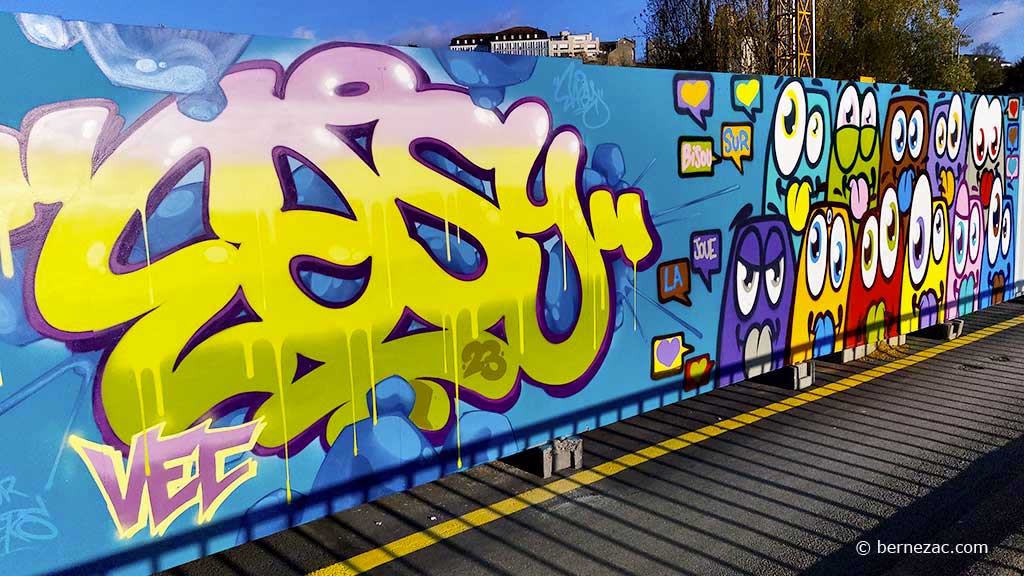 Poitiers, street art et réhabilitation du Pont-Neuf