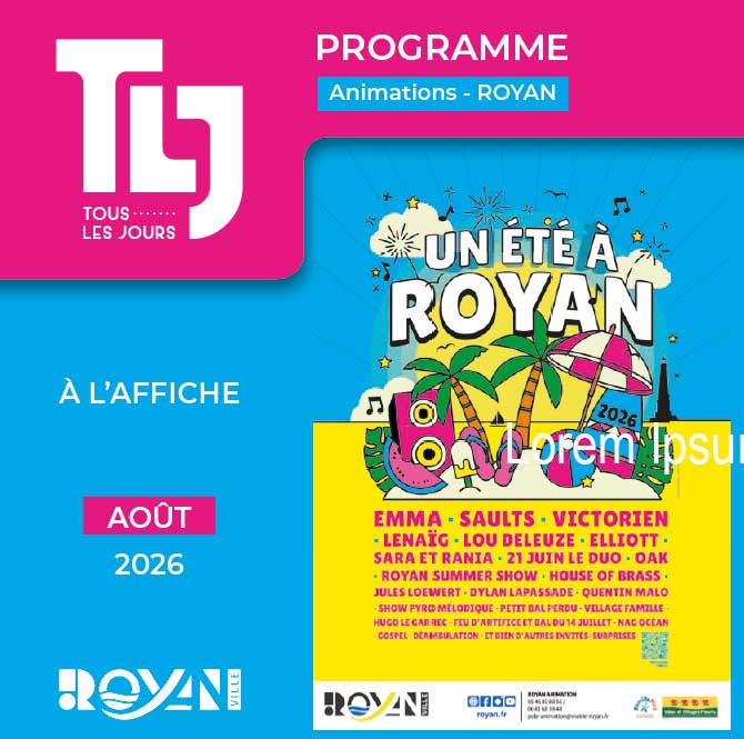 royan TLJ août 2026