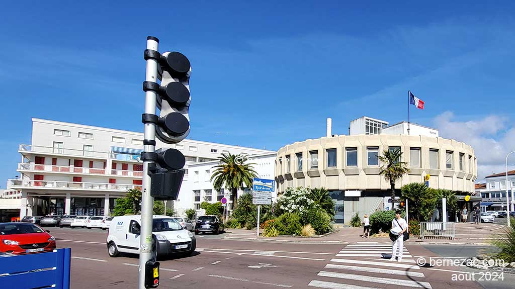 Royan, le front de mer, août 2024 avant le chantier de réhabilitation du front de mer