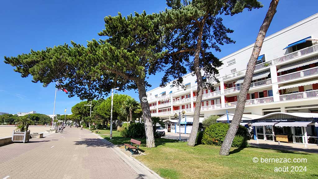 Royan, le front de mer, août 2024 avant le chantier de réhabilitation du front de mer