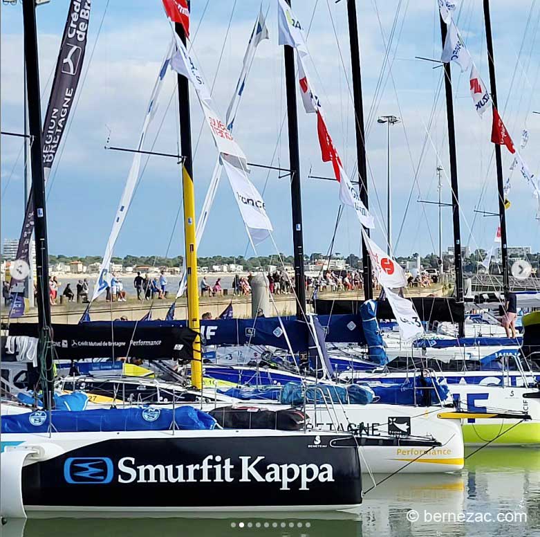 La Solitaire du Figaro Paprec au port de Royan