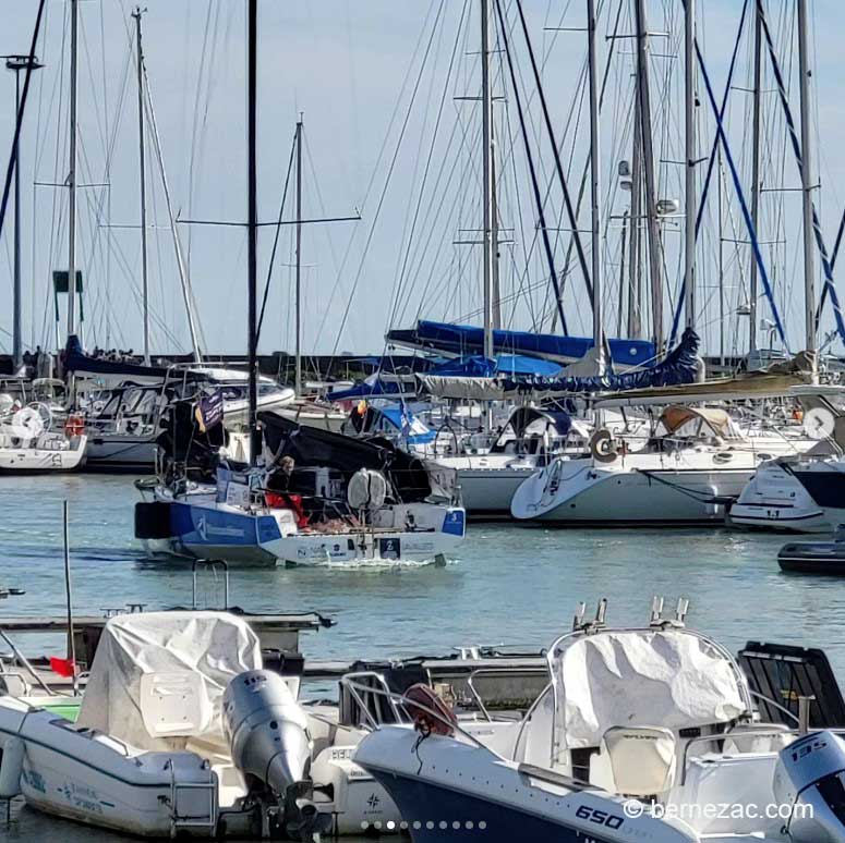 La Solitaire du Figaro Paprec au port de Royan