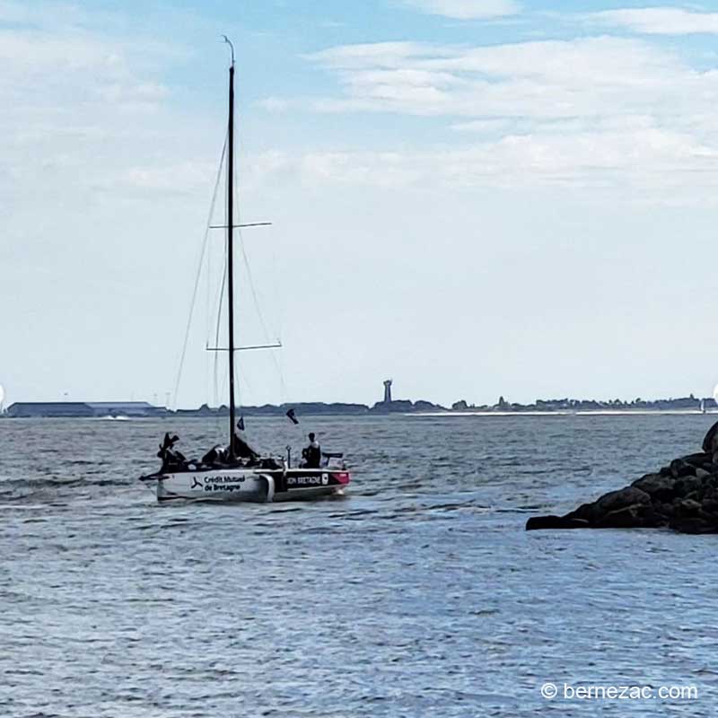 La Solitaire du Figaro Paprec au port de Royan