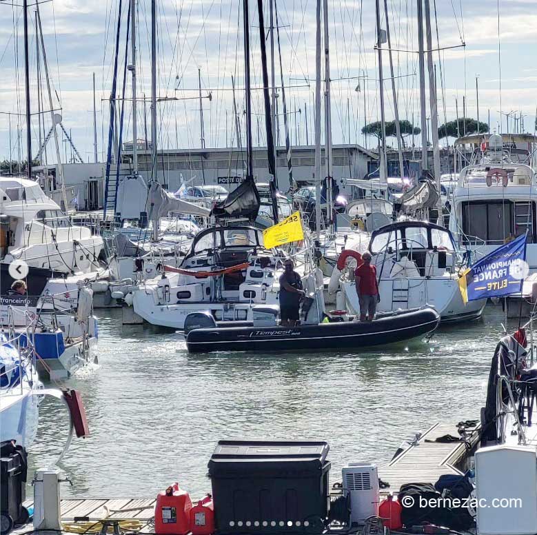 La Solitaire du Figaro Paprec au port de Royan