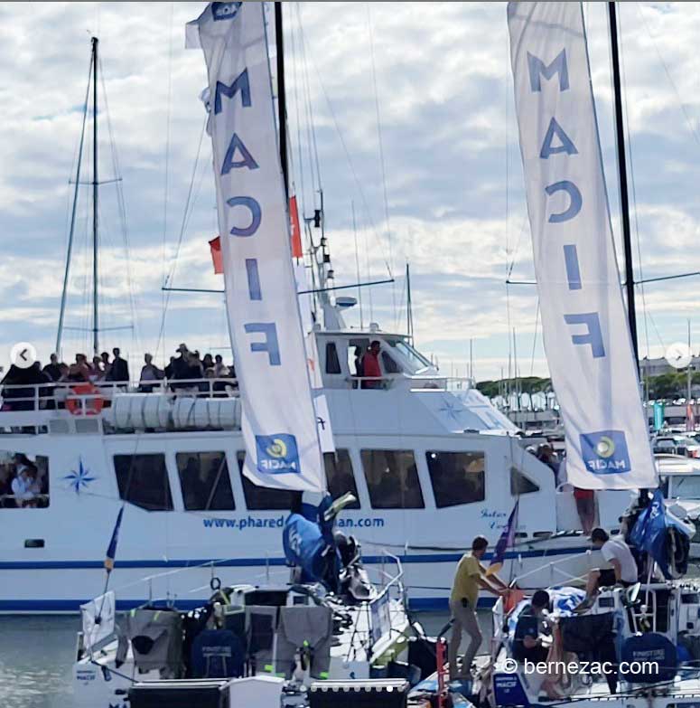 La Solitaire du Figaro Paprec au port de Royan