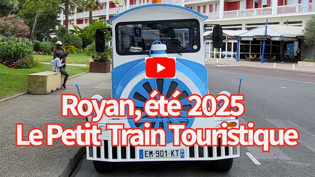 Royan, le train touristique