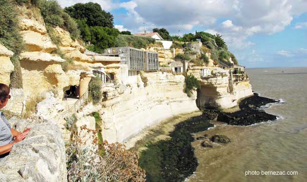 Meschers, falaises et estuaire de la Gironde