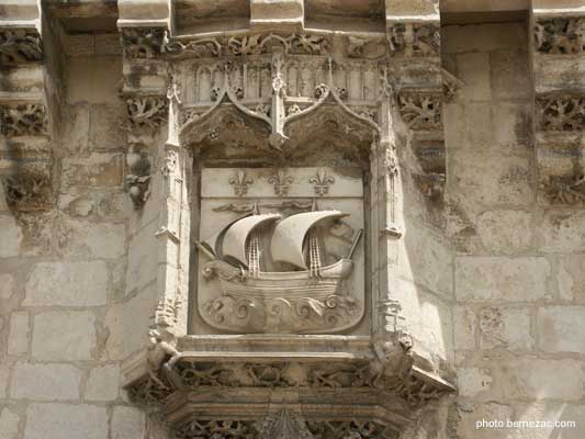 La Rochelle, Htel de Ville, blason de La Rochelle, photo 075_01