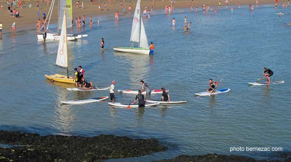 SaintPalais-sur-Mer, leçon de stand up paddle
