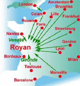 carte position Royan
